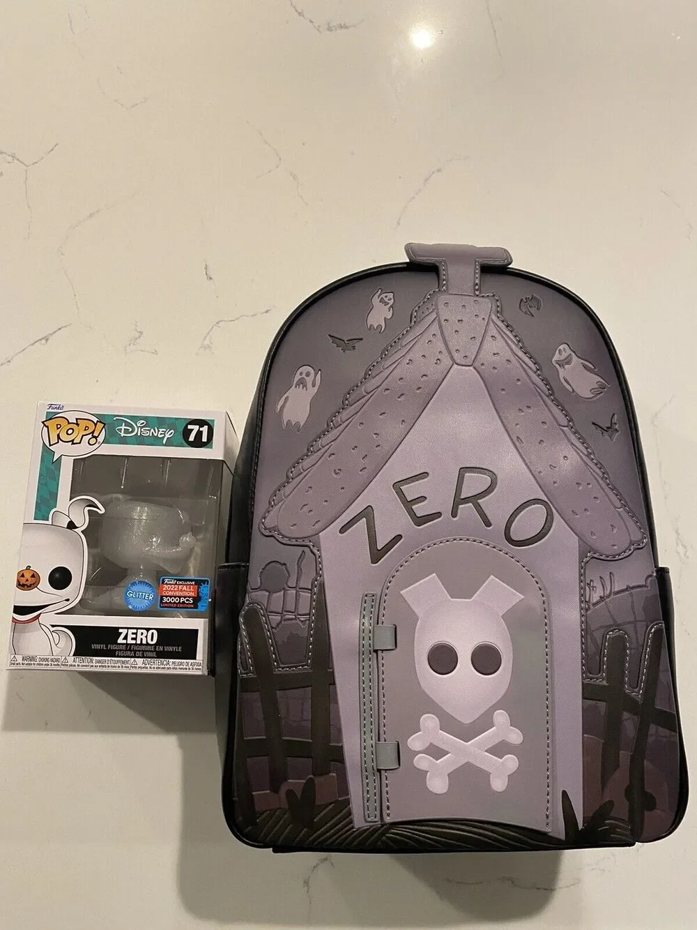 NYCC Zero Mini Backpack Loungefly and POP Nightmare Before Christmas BUNDLE ✅✅✅